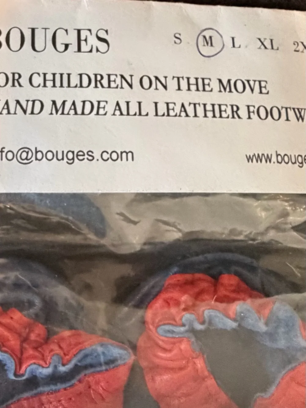 Bouges NWT Leather 6-12Mos Baby Booties Size Medium Cars Handmade in Canada
